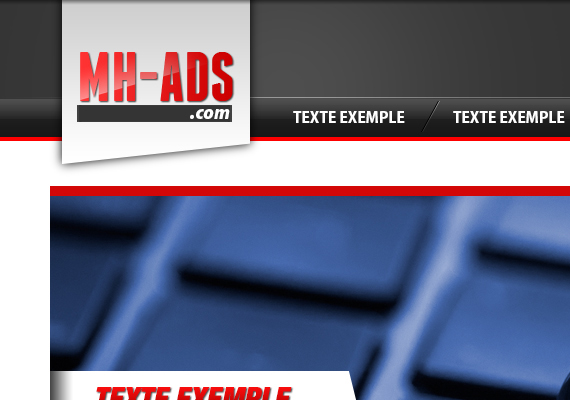 Design du site internet pour MH-Ads.